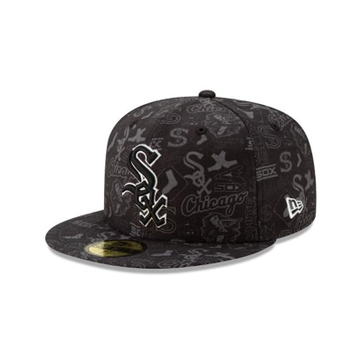 Sapca New Era Chicago White Sox MLB Sketched 59FIFTY Fitted - Negrii